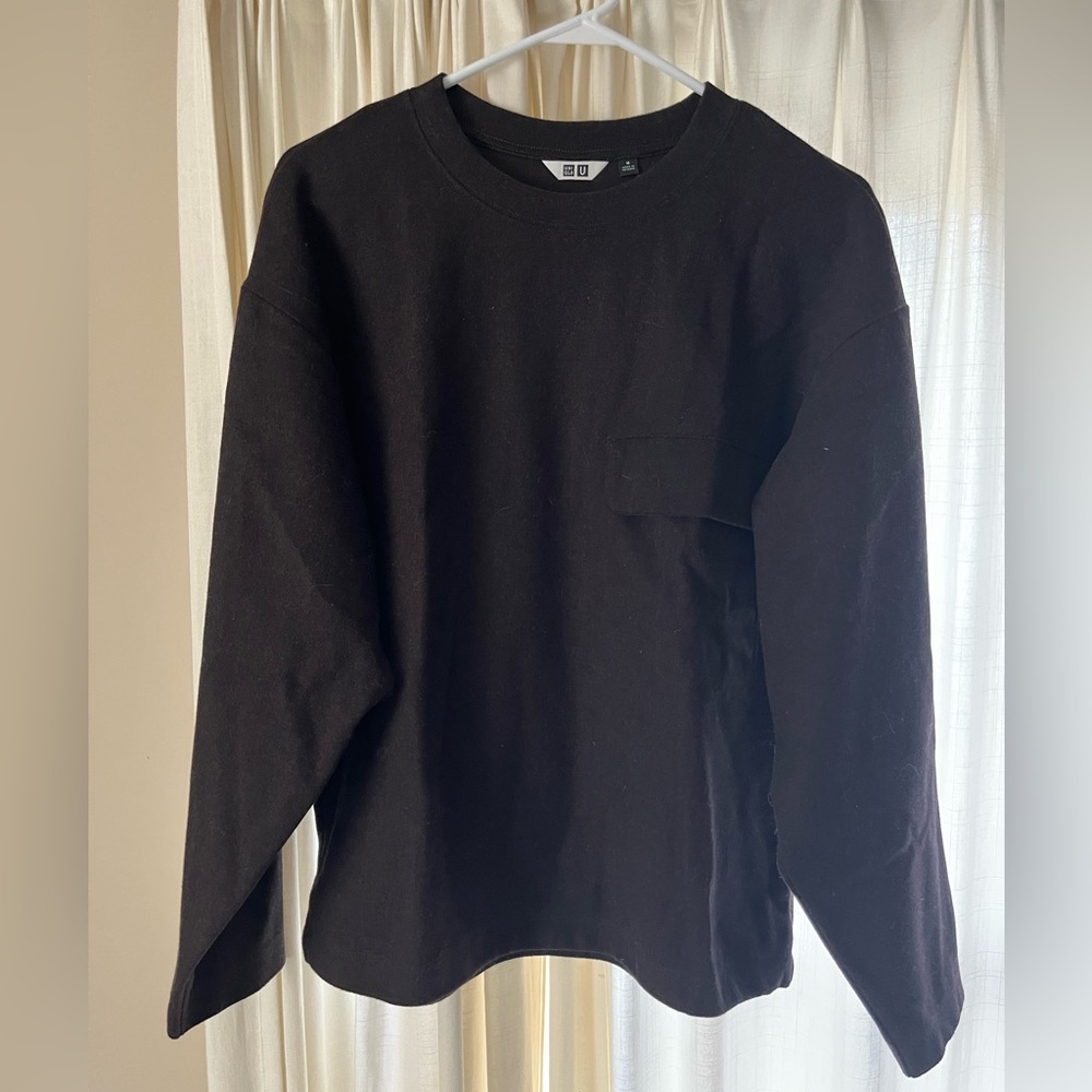 Uniqlo Dark Brown Top Medium